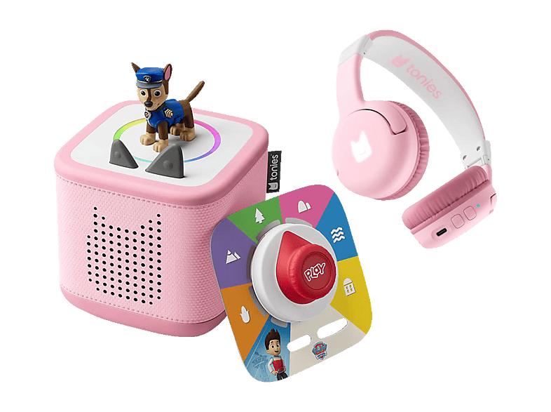 Full Play Bundle Rosa inkl. Tonieplay Game M, Paw Patrol Tonie Chase & Bluetooth Kopfhörer Toniebox 2, von TONIES im aktuellen MediaMarkt Saturn Prospekt